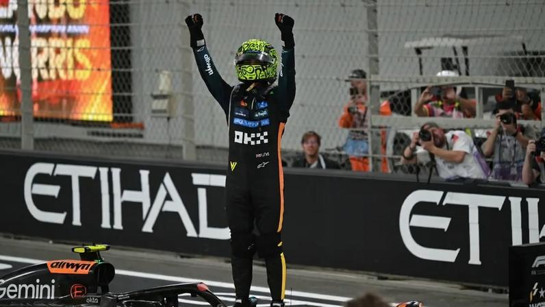 Lando Norris é campeão da F1 (Foto: Andrej ISAKOVIC / POOL / AFP)