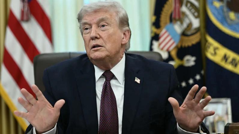 Donald Trump no Salão Oval da Casa Branca - 31/03/2026