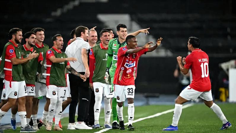 Caracas x Botafogo pela Copa Sul-Americana (Foto: Mauro Pimentel/AFP)