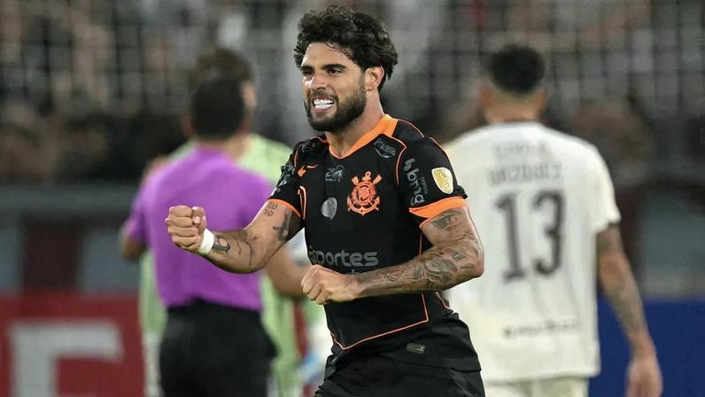 Yuri Alberto marcou o segundo gol do Corinthians (Foto: JUAN MABROMATA / AFP)