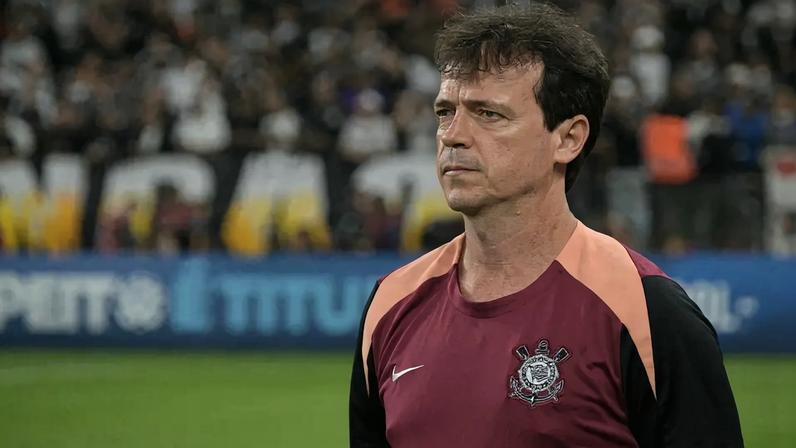 Fernando Diniz, técnico do Corinthians (Foto: Nelson ALMEIDA / AFP)