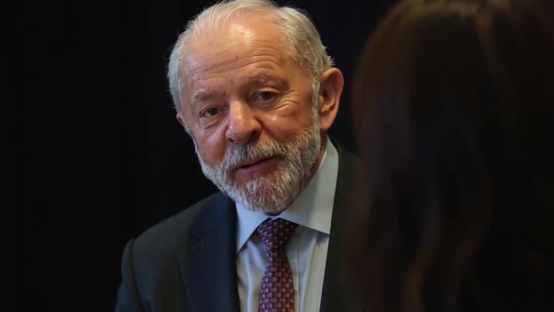 O presidente Lula durante agenda na Alemanha - 20/04/2026 (ODD ANDERSEN/AFP)