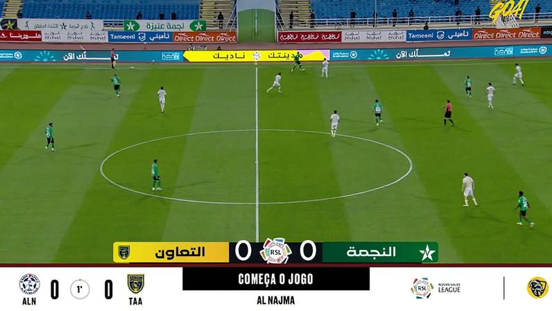 Al Najma - Al Taawoun 0 - 0 | COMEÇA O JOGO