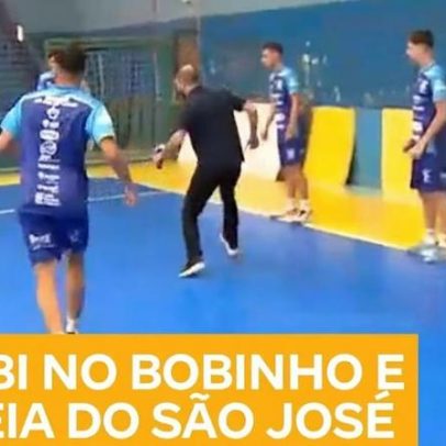 Último treino do São José Futsal para o Paulistão e punição de Jean Sgarbi
