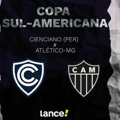 Cienciano x Atlético-MG: horário, transmissão e escalações da Sul-Americana