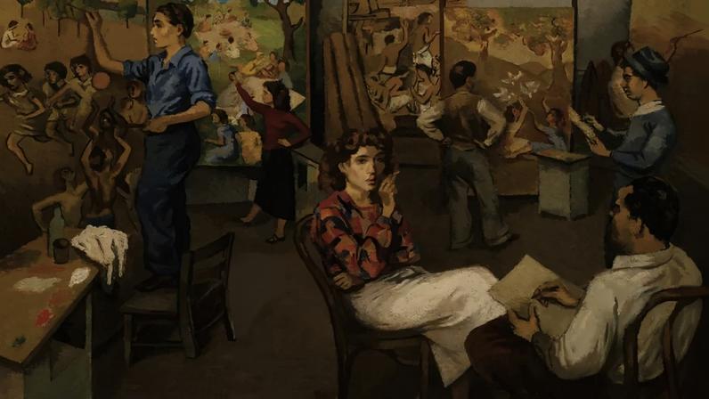 Artists on WPA. 1935.