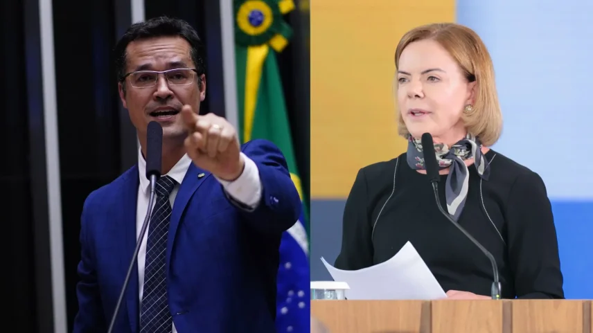 Magistrada não viu propaganda eleitoral negativa ao Deltan sair em defesa de subprocurador da Lava Jato. (Foto: Pablo Valadares/Câmara dos Deputados; Gil Ferreira/SRI-PR)