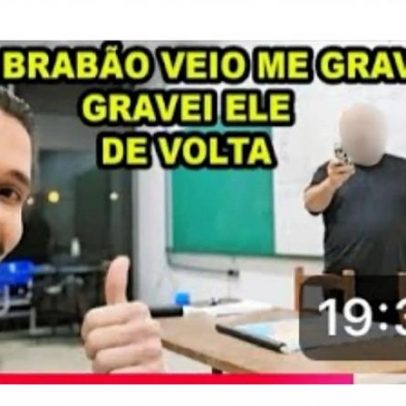 Estudante é condenado por vídeos confrontando professor
