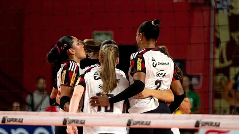 Flamengo e Minas confirmam vagas nas semifinais da Superliga Feminina