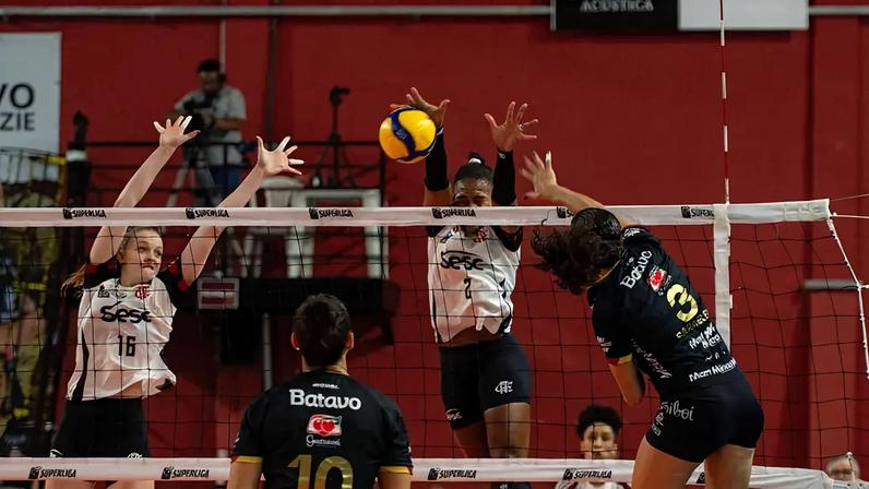 Sesc Flamengo enfrenta Mackenzie nas quartas da Superliga Feminina veja horário