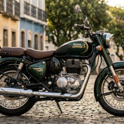 Moto de 349cc, com design pós-guerra, atrai motociclistas urbanos