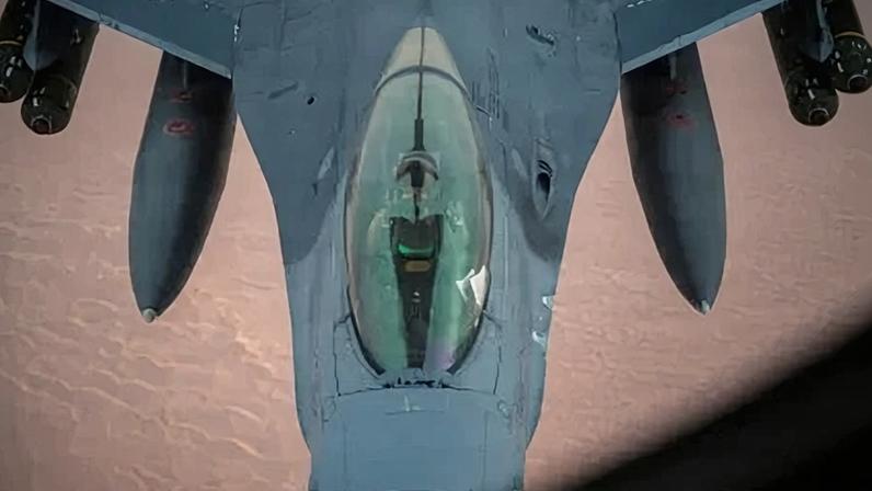 Aeronave F-16 Fighting Falcon da Força Aérea dos EUAForça Aérea dos EUA/Handout via REUTERS