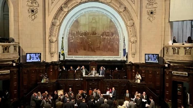 Plenário da Alerj | Reprodução