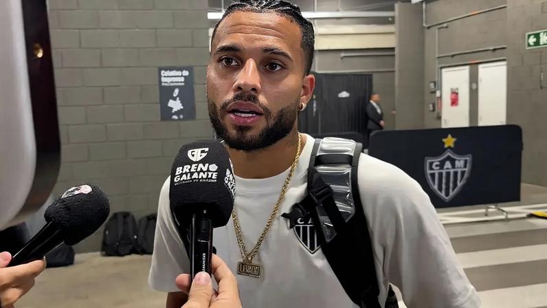 Volante do Atlético-MG, Alexsander, fala sobre condição física