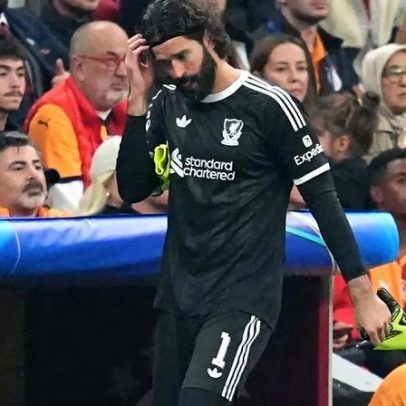 Alisson fica fora por lesão até perto do fim da temporada