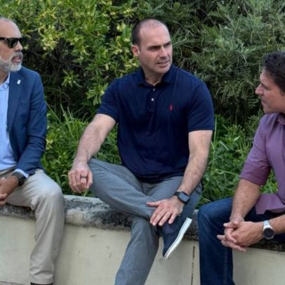 Eduardo Bolsonaro ironiza STF por não prender foragidos de trama golpista