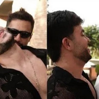 Álvaro e ex-BBB Matheus Lisboa posam juntos durante viagem por Alagoas