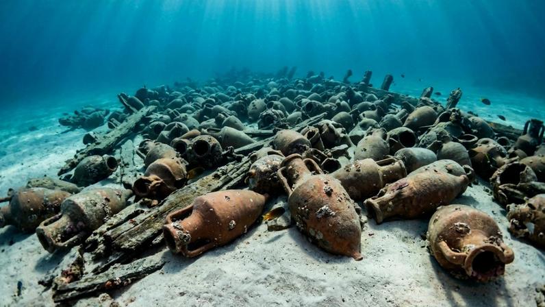 Você consegue imaginar um navio de quase 2.500 anos sendo puxado do fundo do mar com o casco, o leme e até a carga ainda no lugar?
