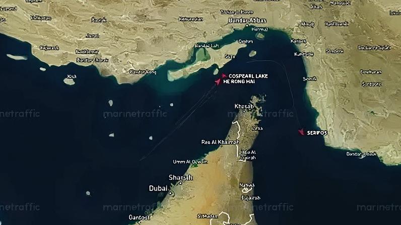 Animação mostra petroleiros saindo do Golfo pelo Estreito de Ormuz no início das negociações EUA-Irã