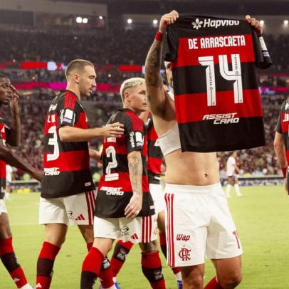 Arrascaeta homenageia Oscar, Paquetá marca novamente e Flamengo vence Bahia