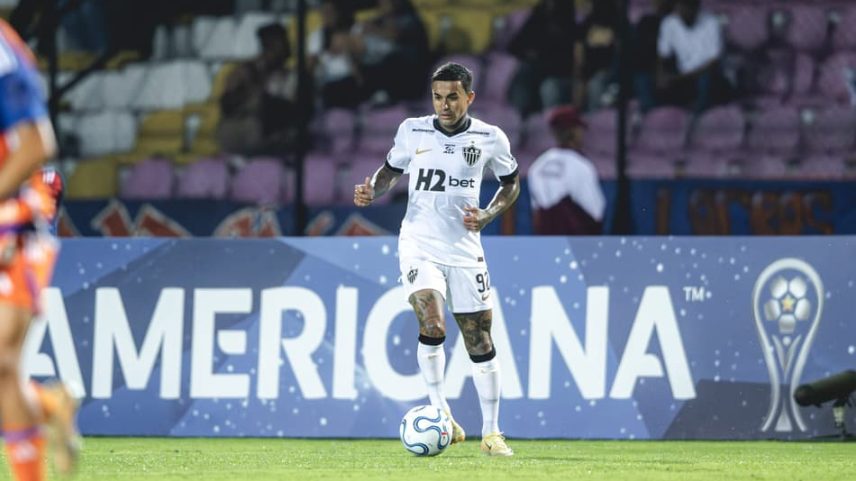 O Galo perdeu por 2 a 1 para o Puerto Cabello, na Venezuela (Foto: Pedro Souza/Atlético)