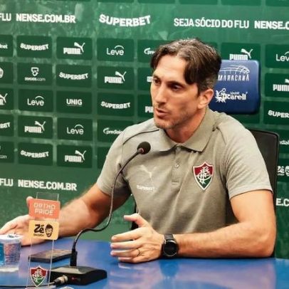 Zubeldía assume culpa após derrota do Fluminense e admite desempenho ruim