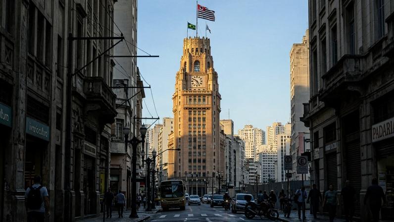 Arranha-céu de cento e sessenta e um metros com mirante e centro cultural no centro paulista – Créditos: depositphotos.com / Cristian_Lourenco