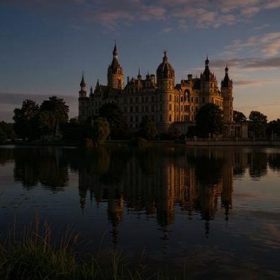 Palácio de 1857 em ilha alemã com 653 cômodos, destaque entre residências reais