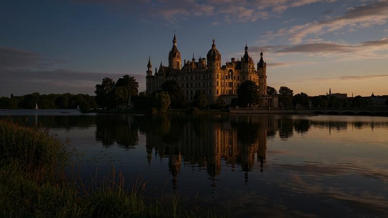 Palácio romântico construído sobre uma ilha com centenas de salas e jardins históricos – Créditos: depositphotos.com / a_medvedkov