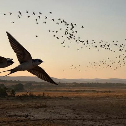 Pássaros encolhem devido ao calor gerado pela atividade humana