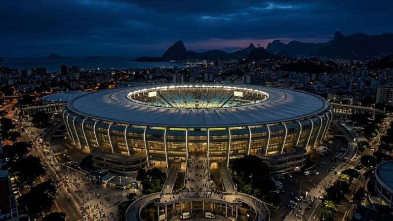Estádio do Rio, 78.838 lugares, vira templo do futebol mundial e palco de finais