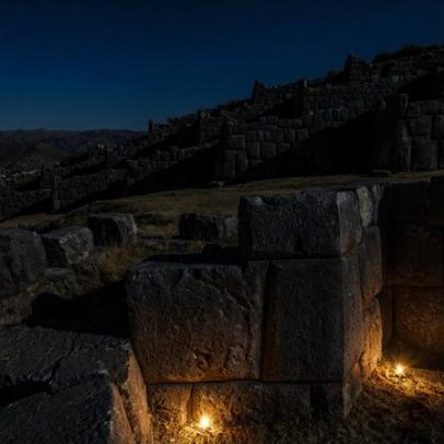 Fortaleza Inca exibe muros em zigue-zague e blocos de 120 toneladas