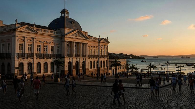 Edifício histórico com arquitetura neoclássica que serviu como sede do governo da Bahia – Créditos: depositphotos.com / joasouza