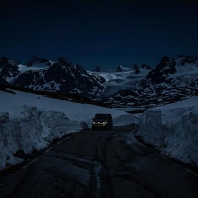 Rodovia norueguesa atinge 1.434 m, a mais alta passagem de montanha do norte da Europa