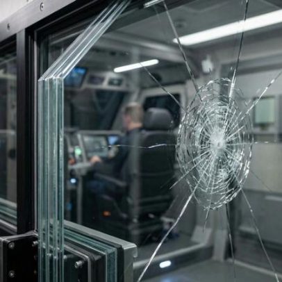 Vidro blindado moderno resiste a tiros de fuzil e permite visão nítida
