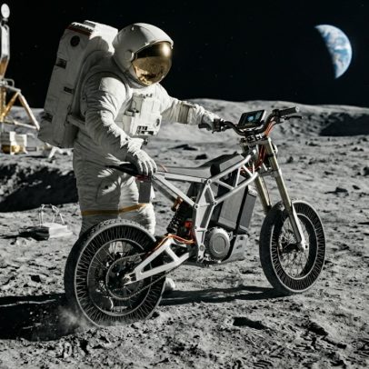 Moto elétrica de 1960 para crateras lunares inspira novos veículos espaciais