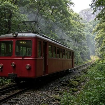 Trem centenário no Rio: marco da engenharia ferroviária turística