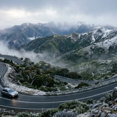 Rodovia de 339 km atravessa Alpes Australianos, maior estrada de montanha do país
