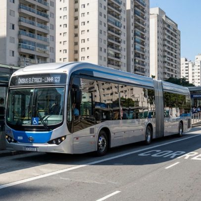 Ônibus elétrico de 22 m leva 150 passageiros com 80% de economia e sem emissão