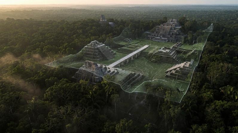Laser mapeia antiga metrópole na selva com 60 mil estruturas e grandes estradas