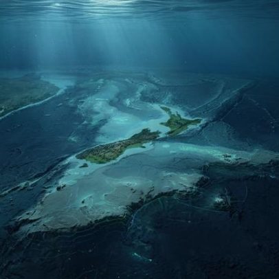 Mapa do oitavo continente submerso revela montanhas de 2 mil e minerais raros