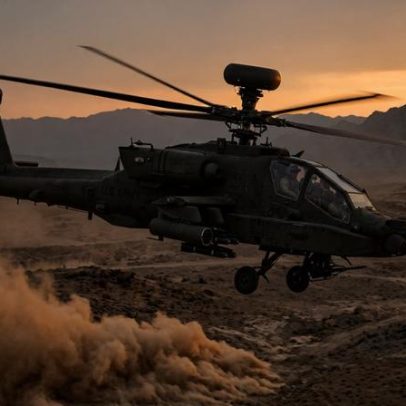 Helicóptero americano rastreia 128 alvos e destrói 16 blindados em um único voo
