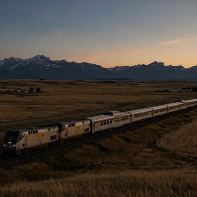 Trem canadense de 1955 percorre a travessia mais longa entre Toronto e Vancouver