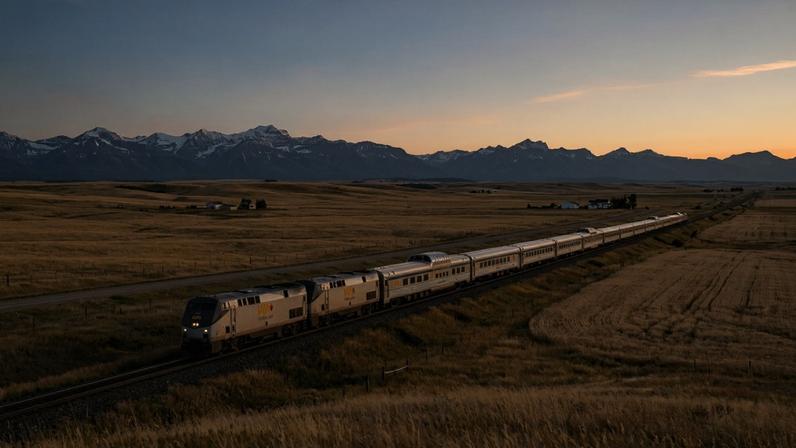 Travessia ferroviária transcontinental de quatro mil quatrocentos e sessenta e seis quilômetros AEC – Créditos: depositphotos.com / Shawn.ccf