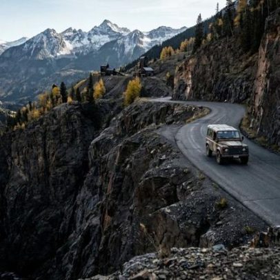 Million Dollar Highway tem 40 km sem guardrails entre Ouray e Silverton
