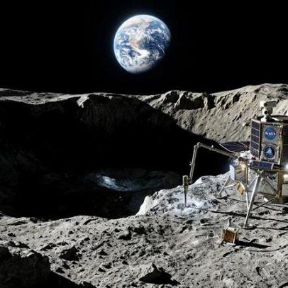 Sonda detecta gelo em 15 crateras do polo sul lunar e água para 100 astronautas