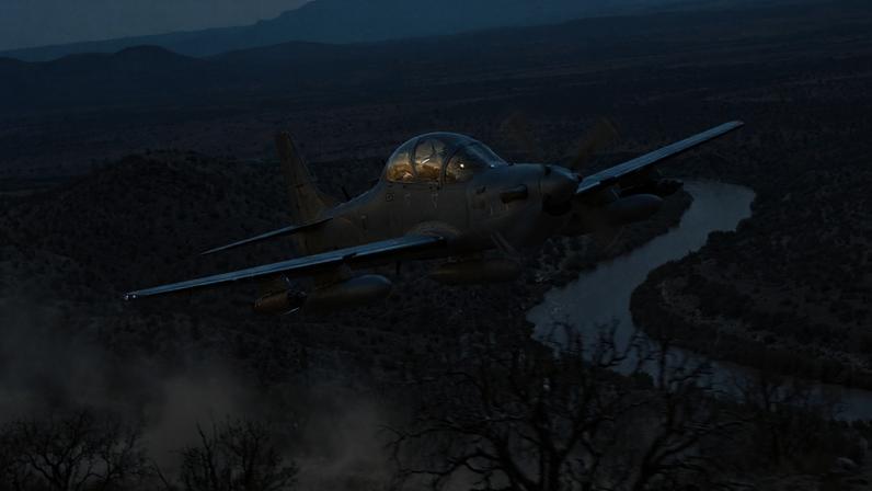 O avião de ataque leve Embraer A-29 Super Tucano domina os céus em missões de contra-insurgência e treinamento avançado em 16 países