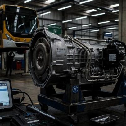 Transmissão automática de 6 marchas com torque eletrônico reduz desgaste do motor