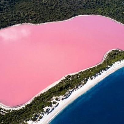 Lago rosa australiano deve sua cor a microalgas, confirmam cientistas