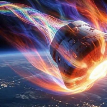 Cápsula Orion enfrenta reentrada de calor extremo, mais quente que vulcões